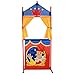 IQ Toys Deluxe Puppet Theater Sturdy Non-Top Base Foldable and Easy to Store Puppet Show Theater for Kids