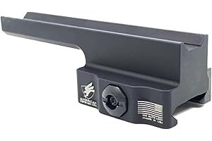 American Defense Manufacturing Cantilever ACOG Base, Standard Legacy Lever, Black, AD-B3-C-STD
