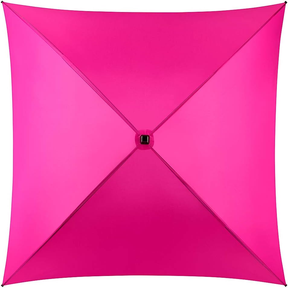 VON LILIENFELD® Umbrella Square Men Women Charlie (Pink), Black, 102/94 - Image 4