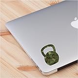 Kettlebell Geometric Camo flag skin laptop sticker