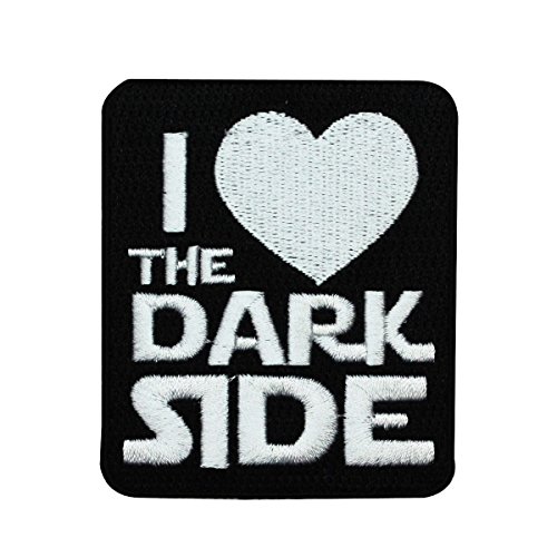 Disney Star Wars I Heart the Dark Side Officially Licensed Iron On Applique