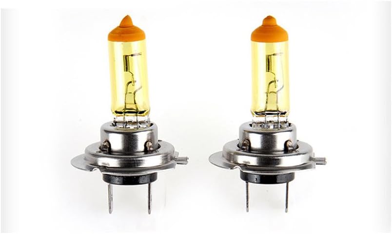 Sense Light H7 3000K Yellow Halogen Head Lamp Bulb 2-pc set