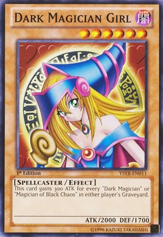 Yu-Gi-Oh! - Dark Magician Girl (YSYR-EN011) - Starter Deck: Yugi Reloaded - 1st Edition - Common