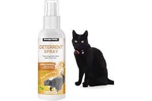 Inscape Data Cat Deterrent Spray, Anti-Scratch Cat Repellent Spray for Furniture, Pet Behavior Training - Prevent Cats Scratching Plants & Furniture, Indoor & Outdoor Use