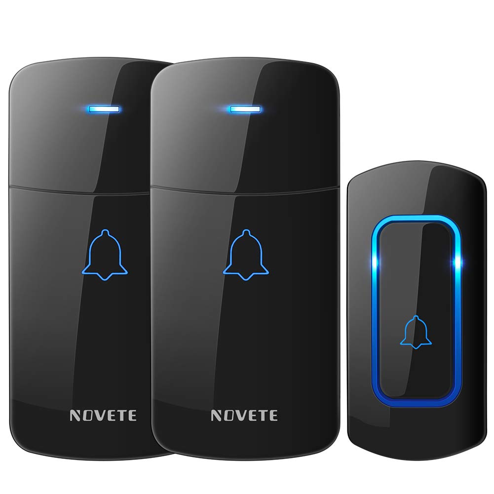 Wireless Doorbell Kit, NOVETE Door Bell Operating at Over 1300 Feet