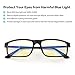 GAMEKING Ultra 9061 Blue Light Blocking Computer Glasses Gaming Glasses with TR90 Frame Amber Tint Lens for Digital Eye Strain Relief Better Sleep