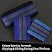 WODsuperstore Resistance Band for Legs & Butt - Hip Booty Circle Bands to Tone Glute, Thighs & HIPS (Blue Trio - Grippy, 3 Pack)