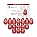 Squeeze Pod Travel Men's Shaving Cream - 30 Single Use Pods - Best for Sensitive Skin, Leakproof, TSA Approved Travel Size Shave Cream Made with Natural Ingredients - For Airlines, Gym Bags SC2