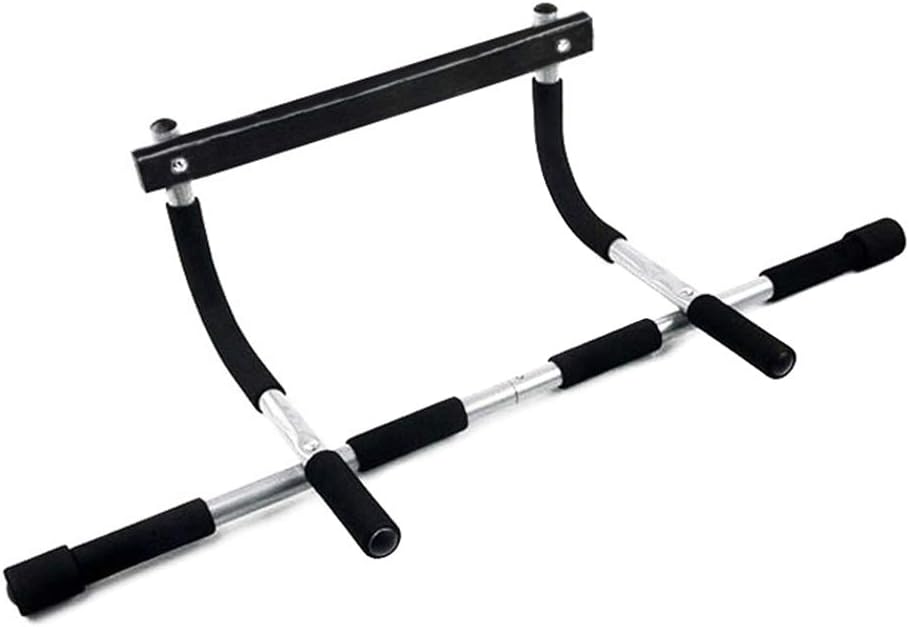 YWILLINK Pull Up Bar for Doorway No Screw Sit Up Door Bar Portable Chin-Up for Upper Body Home Fitness Equipment …