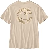 Carhartt Men's 106730 Relaxed Fit Lightweight Short-Sleeve Logo Graphic T-Shirt
