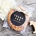 Saasiiyo Hot Sale100pcs/lot Translucent Dots Plastic Cookie Packaging Bags Cupcake Wrapper Self Adhesive Bags