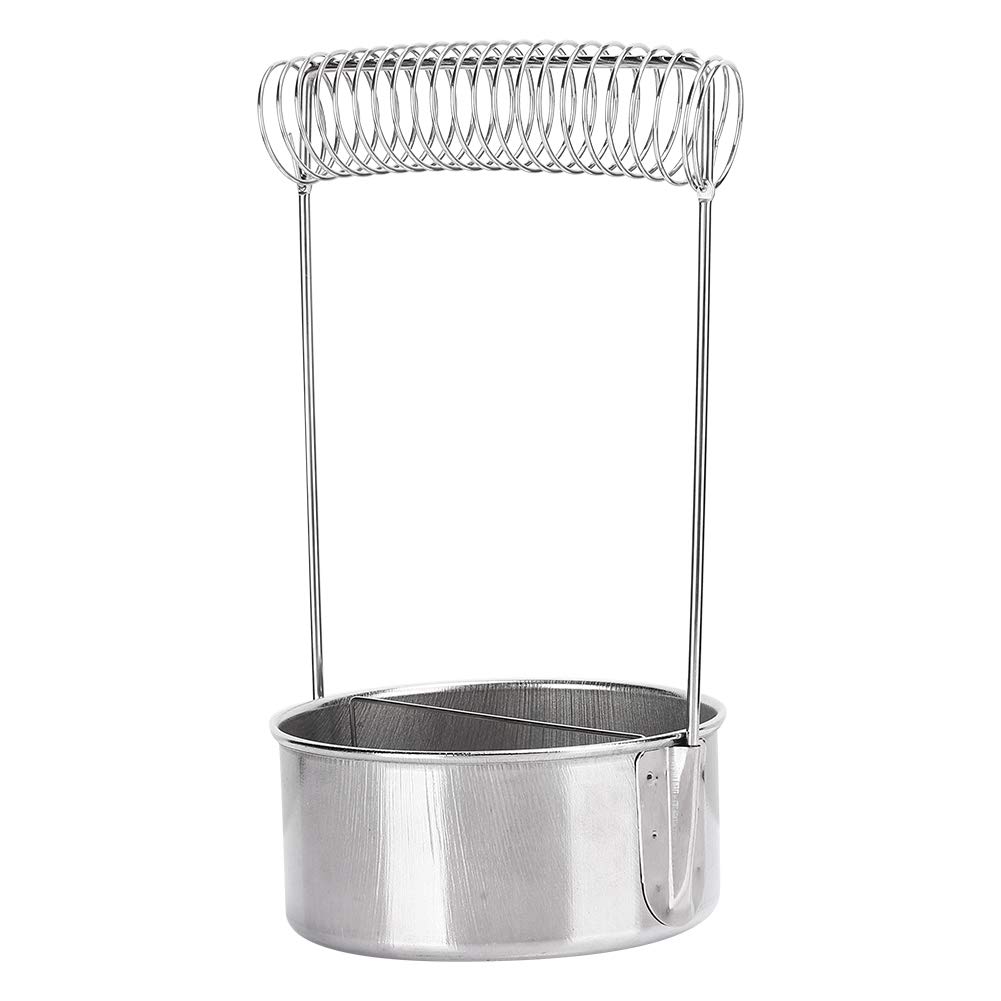 Cikonielf Paint Brush Washer Stainless Steel Paint Brush Cleaner with Wash Tank Filter Screen Holder Spring Paint Brush Strainer