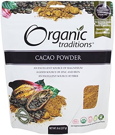 Organic Traditions - Cacao Powder - 8 oz