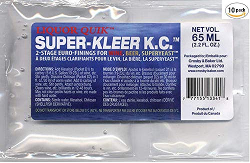 Super-Kleer KC Beer and Wine Clarifier - 10-Pack