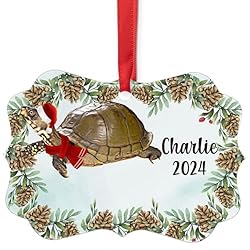 Three Toed Box Turtle Christmas Ornament 2024