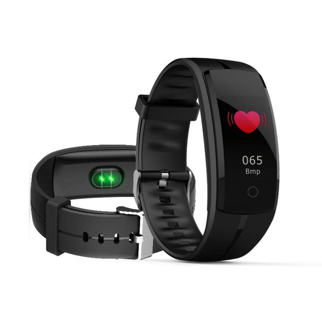 Staywe Wristband astuto Unisex di frequenza cardiaca del pedometro Impermeabile Smartwatch