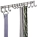 mDesign Closet Organizer Rack for Ties, Belts - Wall Mount, Bronze