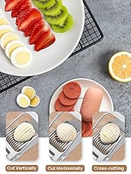 BIBURY Egg Slicer, Egg Cutter for Hard Boiled