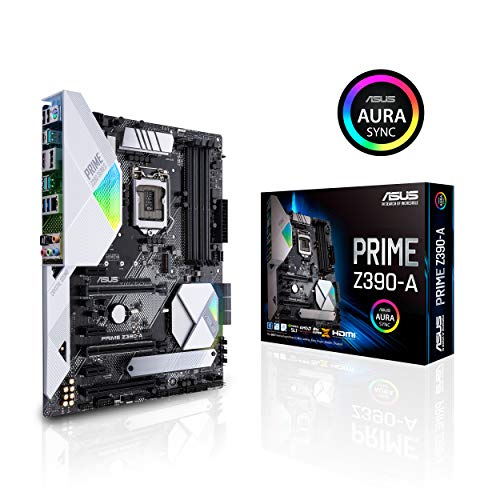 ASUS Prime Z390-A Motherboard LGA1151 (Intel 8th and 9th Gen) ATX DDR4 DP HDMI M.2 USB 3.1 Gen2 Gigabit LAN