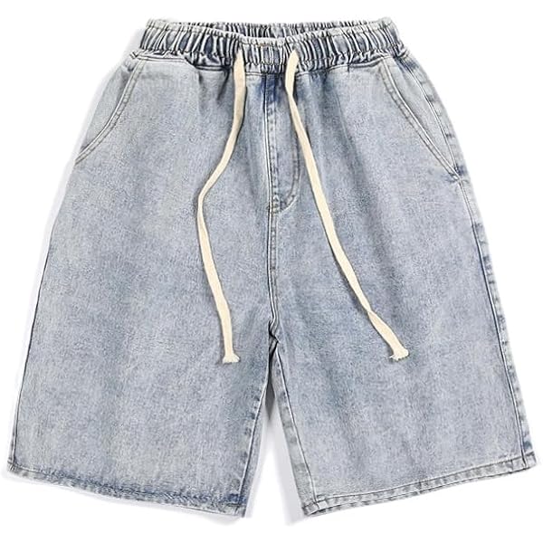 Grunge Baggy Jorts Mens Vintage Alt Clothes Acubi Emo Cargo Jean