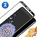 QEONIX Galaxy S9 Screen Protector - Real HD Full Frame Tempered Glass, 3D Touch, 9H Hardness, Case Friendly [2-Pack]
