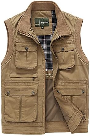SenLin Jeep Bysun Men's Cotton Casual Vest