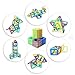 Ranphykx Magnetic Blocks, 65 Piece Magnetic Building Blocks Set Magnetic Tiles Educational Toys for Kids