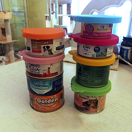 Blikdeksel kattenvoer, blikdeksel hondenvoer, 6 stuks universele voederdoos hond kattenblikdeksel voor huisdieren… - Afbeelding 8