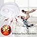 10 Years Battery-Operated Smoke Fire Alarm/Detector(Not Hardwired) Silence Button 10-Hours Eliminates Late Night Low Battery Chirps Mode Photoelectric Sensor & UL Listed Smoke&Fire Alarm