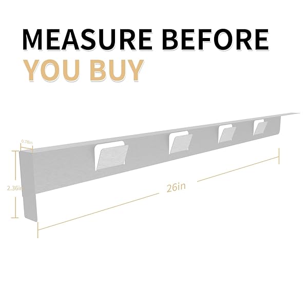 MOFINO STOVE GAP COVERS 316 STAINLESS STEEL,STOVE GAP FILLER,HEAT-RESISTANT OVEN SIDE GAP FILLER,BETWEEN STOVE AND COUNTER SLIDE IN RANGE TRIM KIT FOR KITCHEN,2 PACK (23.6″-26″ SILVER)