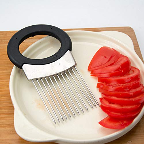 image for SAYGOGO Onion Holder, Kitchen Sliced Small Kitchen Utensils, Stainless