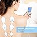 INLIFE TENS Unit EMS Unit Electronic Pulse Massager Rechargeable 2-in-1 with 8 Pads for Pain Management