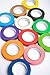 12 Rolls of Colored Masking Tape, 1 in x 60 yds; Great for DIY Label Making, Arts & Crafts, Home & Office. Includes Blue, Black, Yellow, Purple, White and Many More. Vibrant Colors