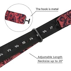 Alizeal Mens Leaf Printed Self-tied Bow Tie with