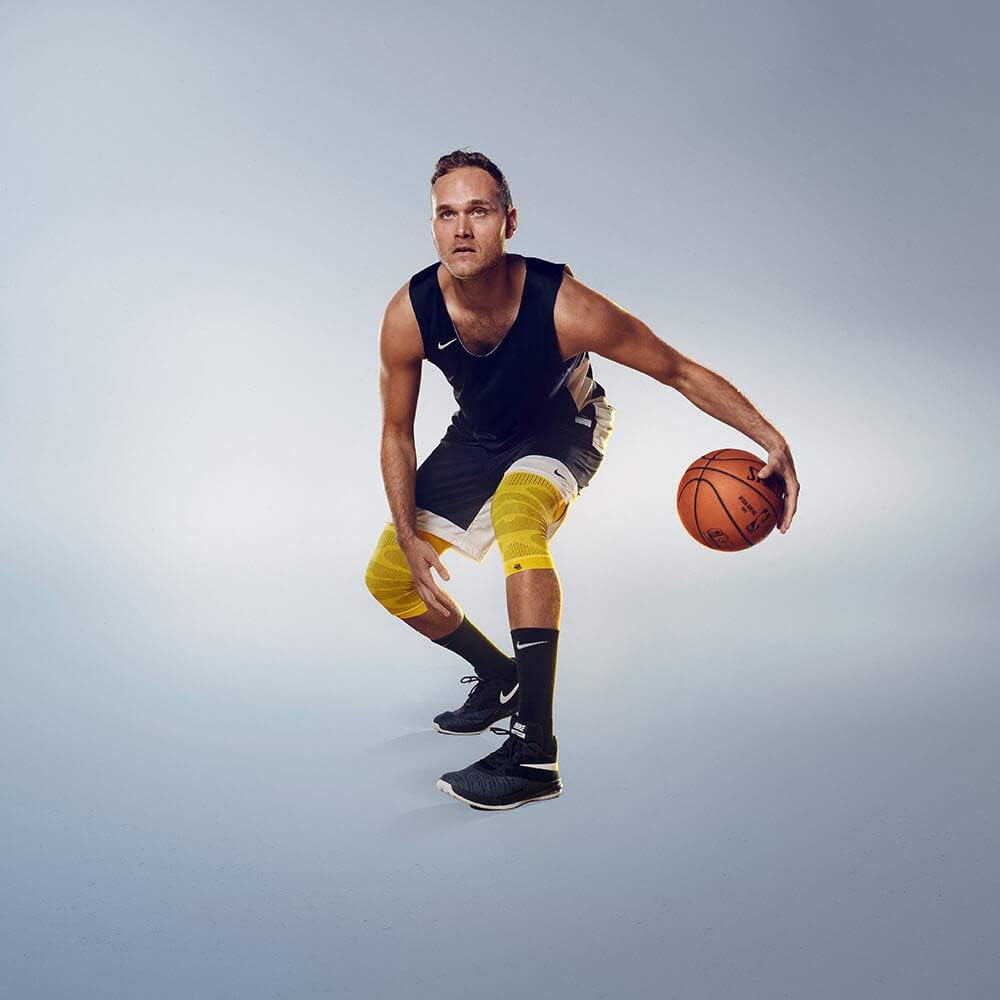 BAUERFEIND Knee Sleeve Sports Compression Knee Support NBA with team logo, La Lakers - Image 5