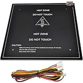 24V 220W Aluminum Ender 3 Heated Bed Ender 3 Pro Heatbed 235×235x3mm with Cable for Ender-3 /Ender 3X / Ender 3Pro 3D Printer