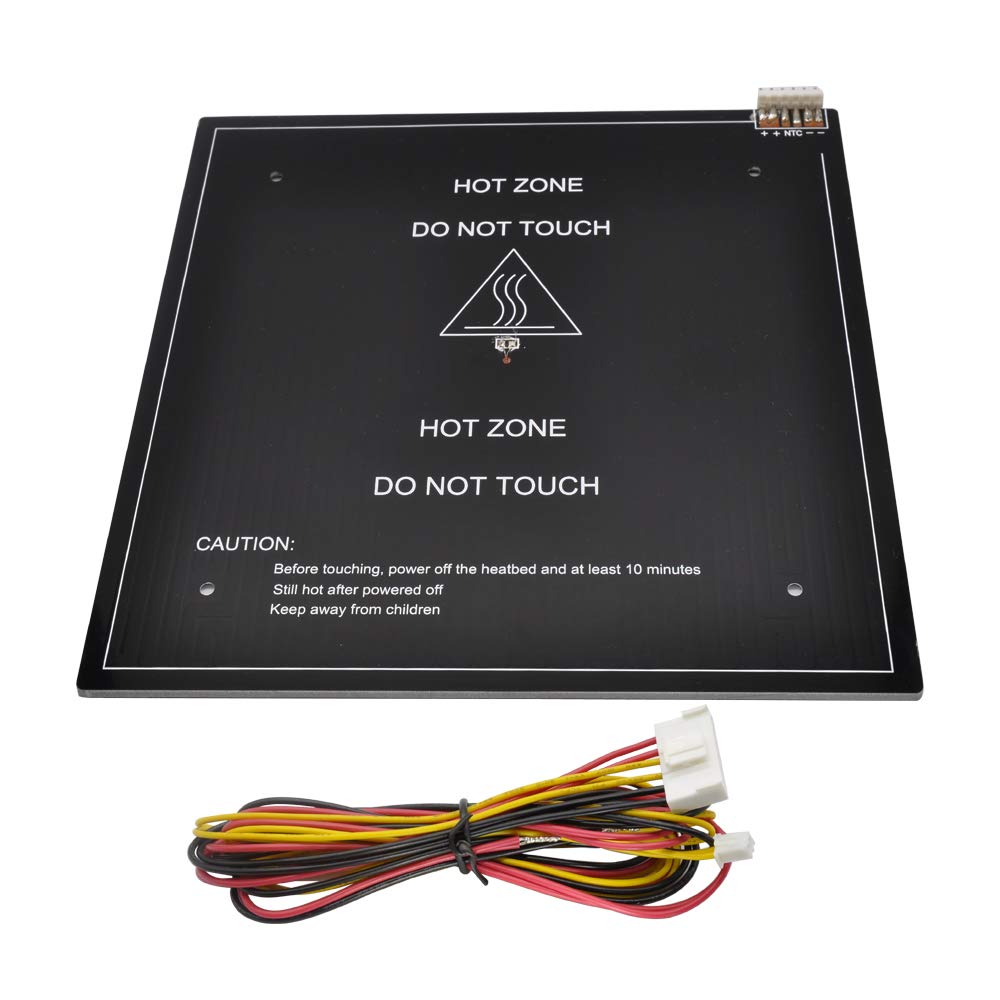 Ender 3-24 V 220 W Aluminium Heated Bed 235 x 235 x 3 mm with Cable for Ender-3 / Ender 3X / Ender 3 Pro 3D Printers