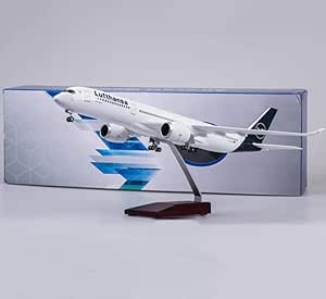 1/142 escala 47 cm avión Airbus A350 Lufthansa Ruedas en forma de W