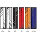 YOUNGFLY 2pcs Car Rear View Mirror Stickers Decor DIY Car Body Sticker Side Decal Stripe Decals SUV Vinyl Graphic Orange