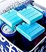 Blue Ele Reusable Ice Packs - Mini Size Ice Pack Coolers for Lunch Boxes, Bags and Camping, Slim and Lightweight, Set of 6
