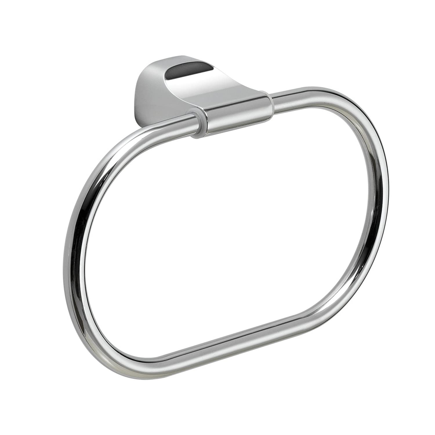 Gedy Krabi Towel Ring Holder, Chrome Colour, Stainless Steel and Cromall Towel Holder, 2 Year Warranty, Design: R&D, Measures 13 x 20.3 x 4.8 cm