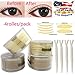 Eye tape double eyelid tape invisible eye stickers natural waterproof eye tape adhesive magic Charm big eye fiber glue tapes 4 Roller + Shaped Fork