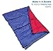 Outdoorsman Lab Sleeping Bag- Lightweight for Camping, Backpacking, Travel- Cool Weather 3 Season Ultralight Compact Packable Bag with Compression Sack for Kids Men Women