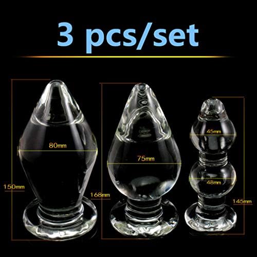 Double-Ended Ṙ`ěä&listǐc Huge Glass Stick with Rotaing Texture Unique Crystal Perfect for Women Men