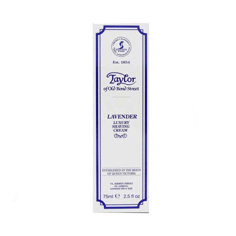Taylor Of Old Bond Street Shaving Cream Lavender Tube, 2.5-Ounce