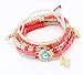 Crystal Beads Hand Charm Bracelets & Wrap Beads Bracelets for Women Jewelry