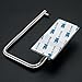Kabter Toilet Paper Holder Wall Mount 3M Self Adhesive, Brushed Stainless Steel