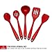Sorbus Silicone Kitchen Utensil Set in Solid Coating-Dishwasher Safe (5-Piece)