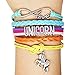Unicorn Bracelets Unicorn Charm-Girls Horse Lover Jewelry Gifts-Braided Adjusted