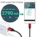 Type C Charging Cable, MIVINE 3Pcs/6Ft Type C USB to USB A Charging Cord Sync Data Cable for Galaxy C9 Pro, ZTE AXON Pro, Nexus 6P 5X, LG G5, HTC 10, Oneplus 2/3, Xiaomi Note 2 and More (Black)